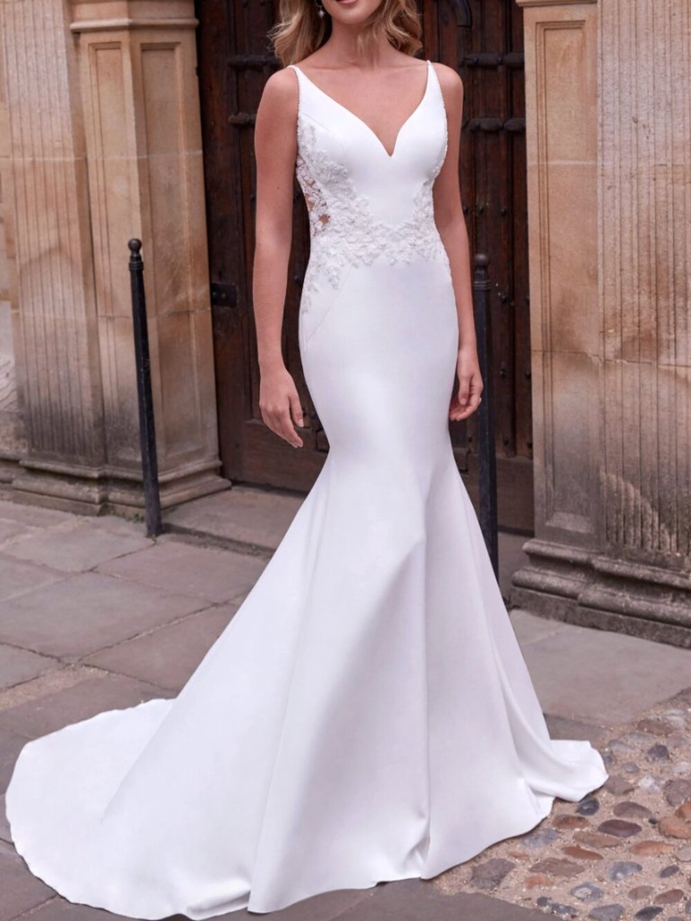 NEW Adore Justin Alexander Farrah Wedding Dress | Style 11191 | US 8 | Ivory